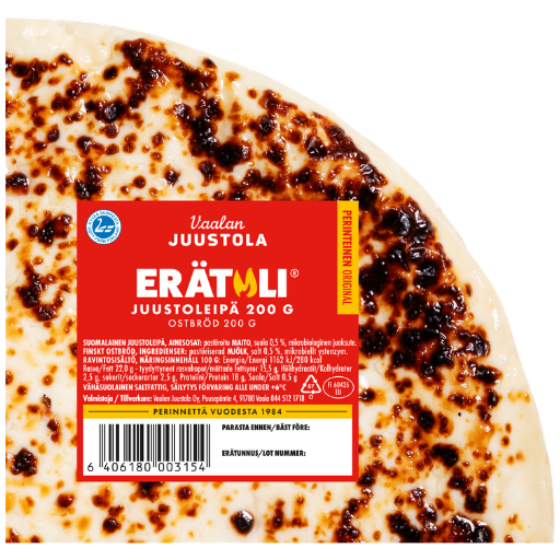 Erätuli 200g laktoositon juustoleipä